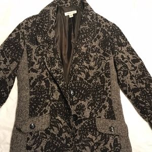 Coldwater Creek Tweed/Paisley Blazer, Size 10